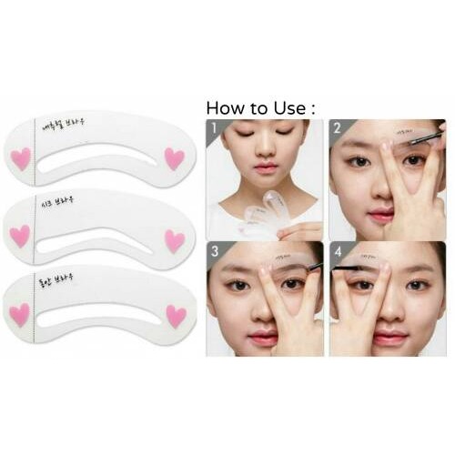 EYEBROW GUIDE / EYE BROW GUIDE / BROW CLASS DRAWING GUIDE