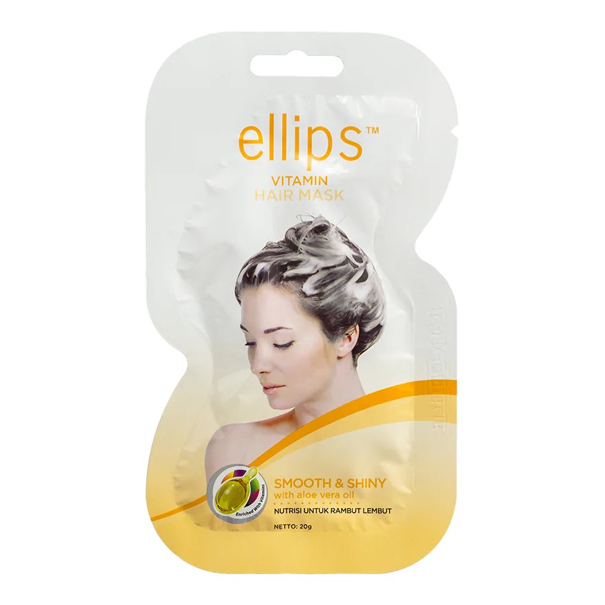 ｏｖｅｒｆｌｏｗｓ Ellips Hair Mask 20gr Pro Keratin 30gr