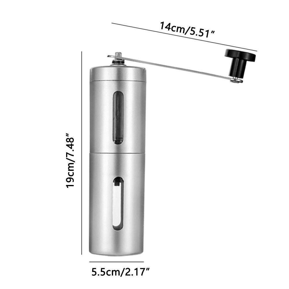 Suyo Alat Penggiling Kopi Manual Mini Bahan Stainless Steel Untuk Hiking