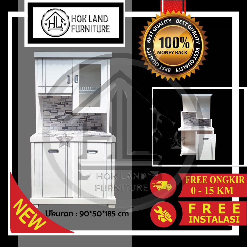 Lemari sayur 2 pintu lemari rak piring dapur minimalis / Lemari Sayur 2 Pintu Kayu Multiplek / LS57