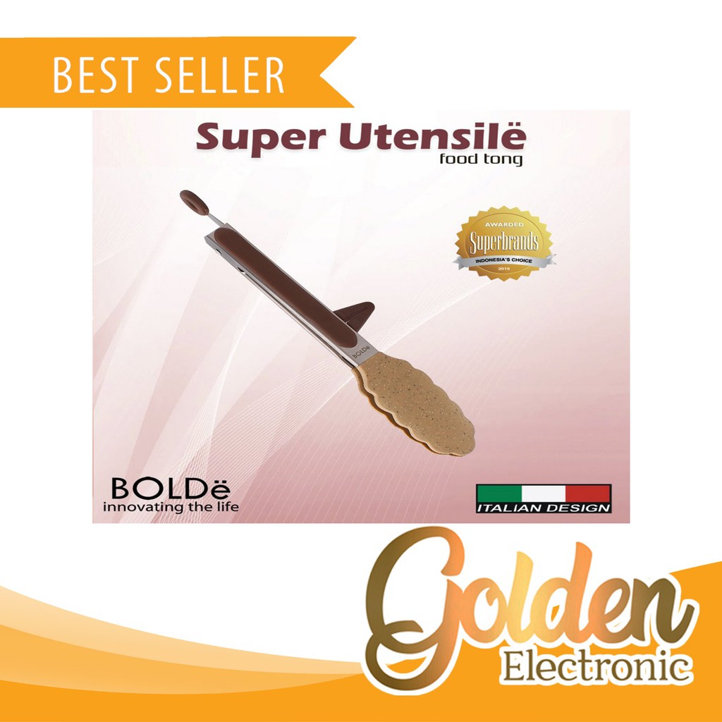 BOLDe Super Utensile FOOD TONG 9&quot; / Penjapit Makanan