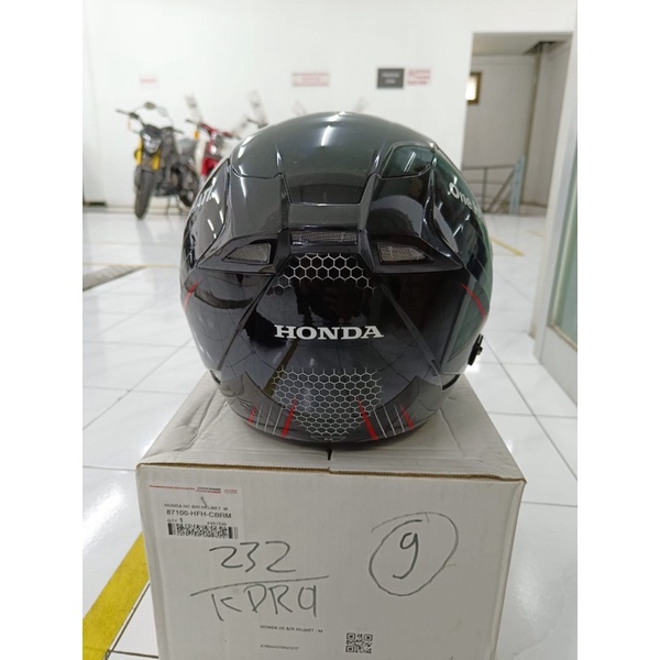 Helm Honeycomb Black Red (M)