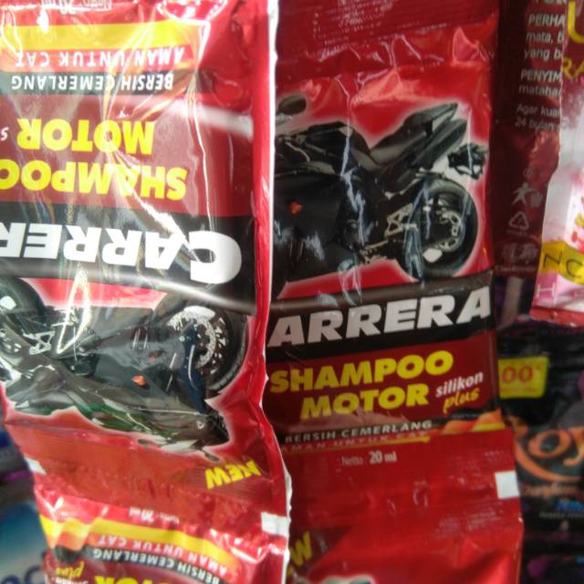 carrera shampoo motor sachet