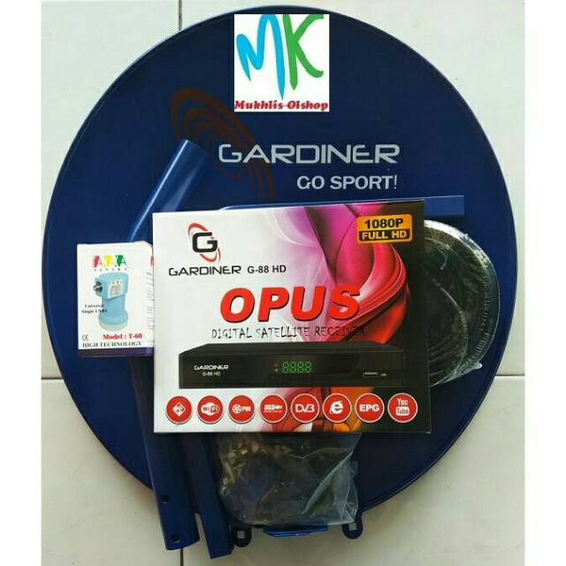 Parabola mini antena lengkap