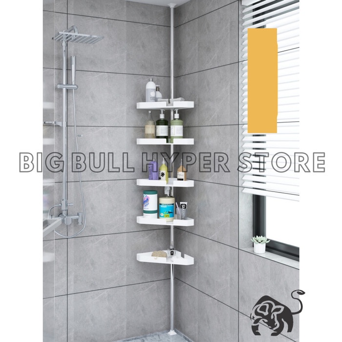 Rak Sudut Siku Kamar Mandi / Rak Sudut Kamar Mandi / Rak Shower Caddy