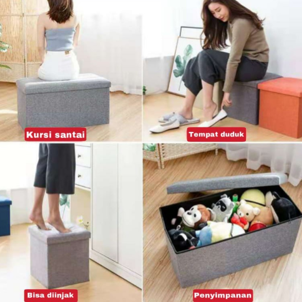 YENA Storage Box Organizer Kotak Penyimpanan Sofa Kecil Serbaguna