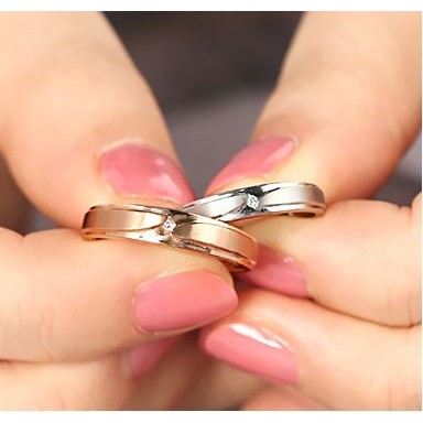 Cincin Kawin Perak Cincin Nikah Couple Perak Palladium Cincin Tunangan Perak Murah Couple Ring CP045