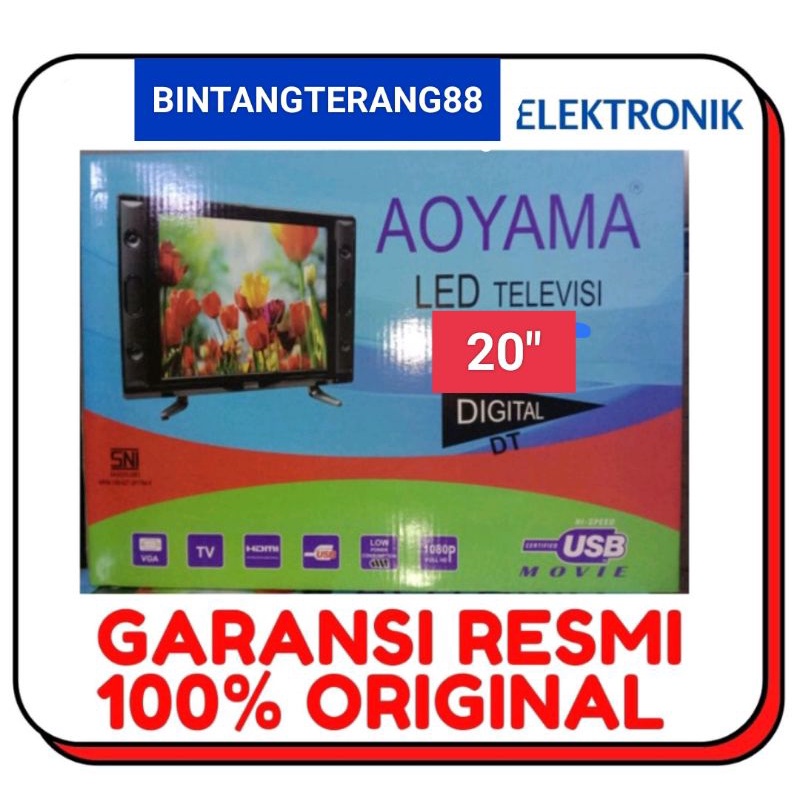 LED TV DIGITAL AOYAMA 20 INCH FULL HD USB VGA