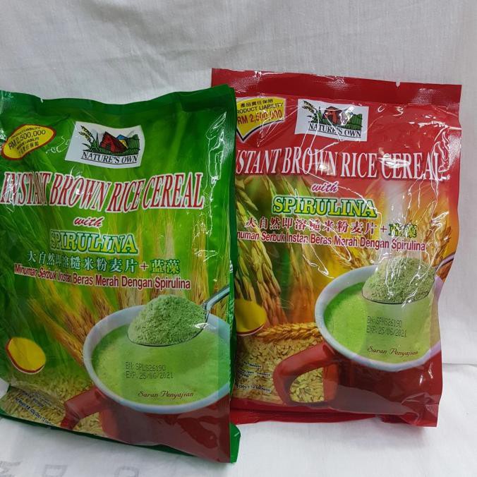

Favorit] Nature'S Own Instant Brown Rice Cereal + Spirulina. (Beras Perang) - Spirulina Sf