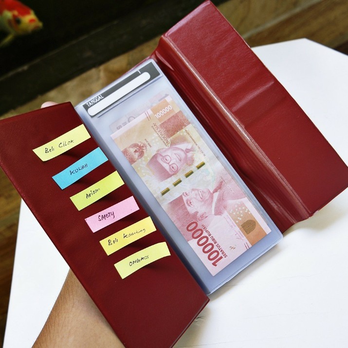 Dompet Viral Dompet pintar wallet organizer pengatur keuangan bulanan Dompet disiplin keuangan bulan