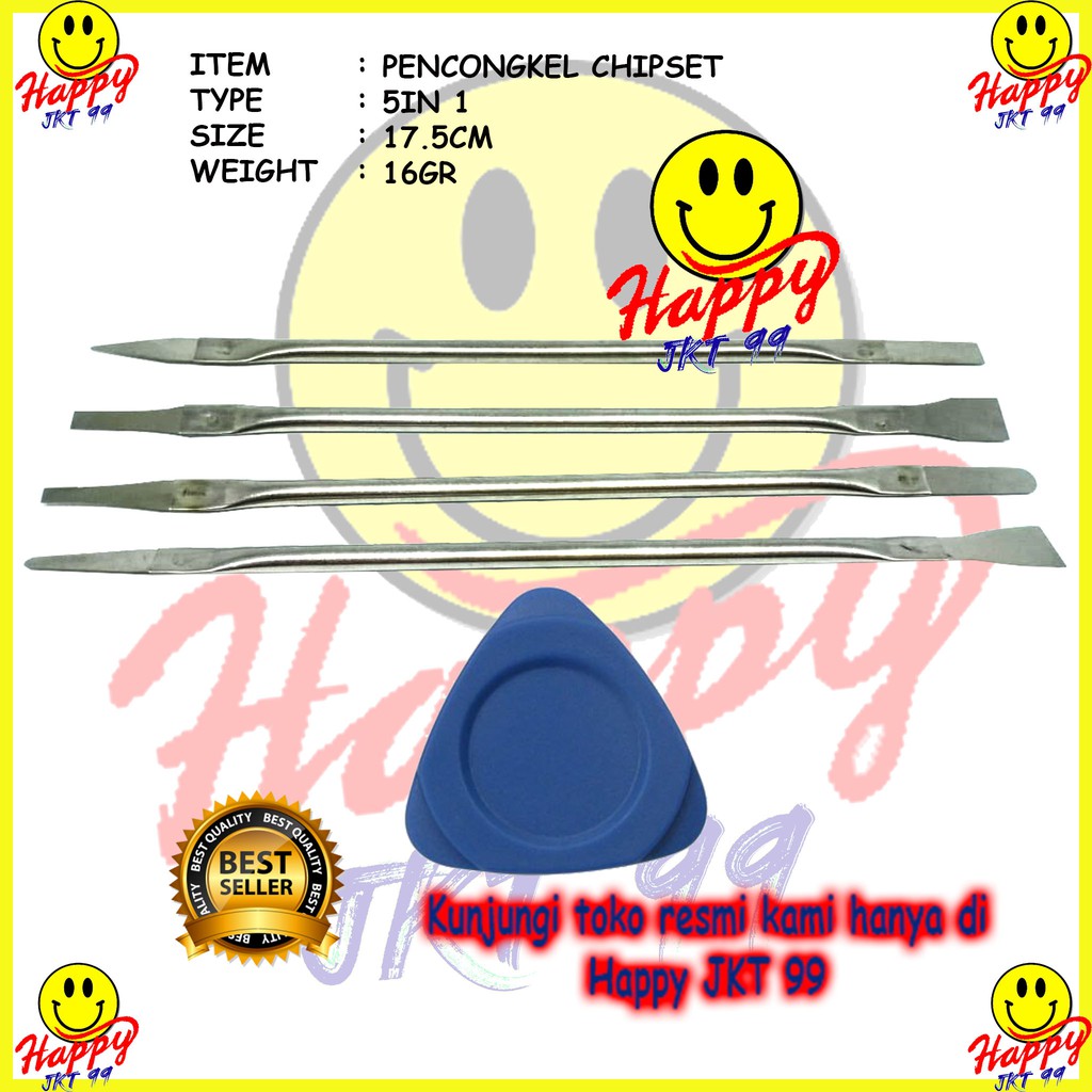 [ HAPPY JKT 99 ] PENGCONGKEL PENCONGKEL CHIPSET IC FLEXIBLE LENTUR 5IN1 5 IN 1
