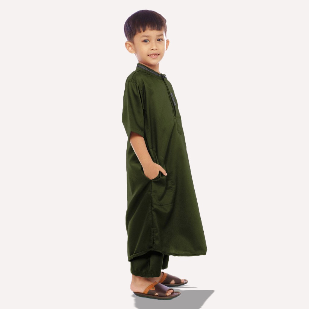 Baju Muslim Anak Laki Koko Setelan Jubah Stelan Gamis Pakaian Turki Stellashopie Bahan Toyobo