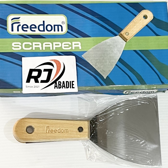 [12PCS] Kapi Cat Pisau Dempul Plamir Scraper GG Kayu FREEDOM Uk Lengkap