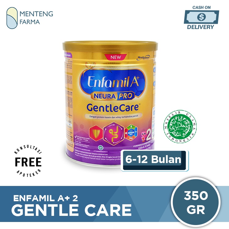 Enfamil A+ Gentle Care Tahap 2 Susu Formula Gangguan Pencernaan 350 Gr