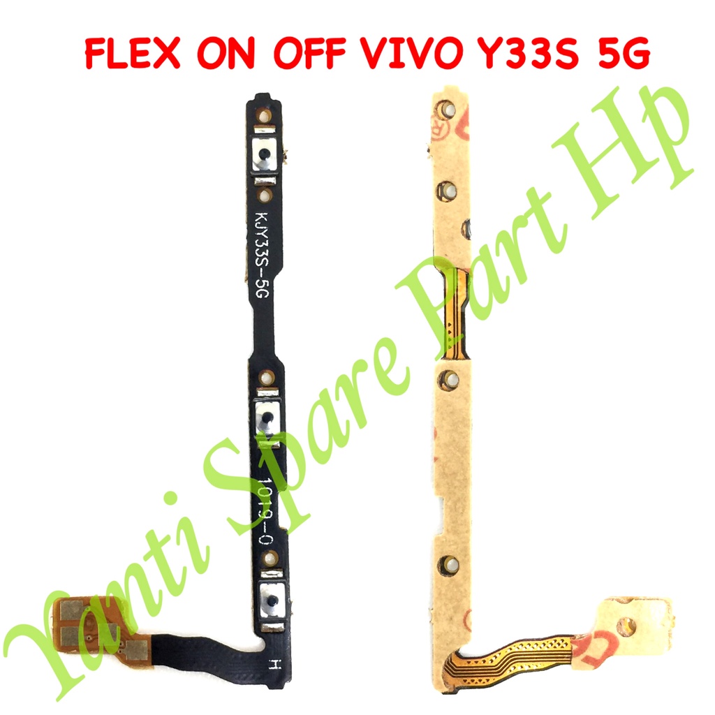 Flexible On Off Vivo Y33S 5G Original Terlaris New