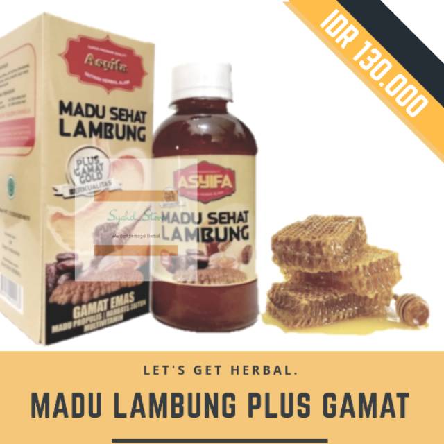 

Madu sehat lambung plus gamat