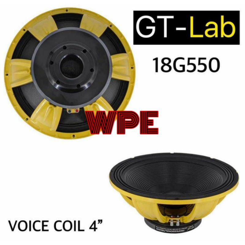 speaker komponen rdw gt lab 18g550 18 g 550 18g 550