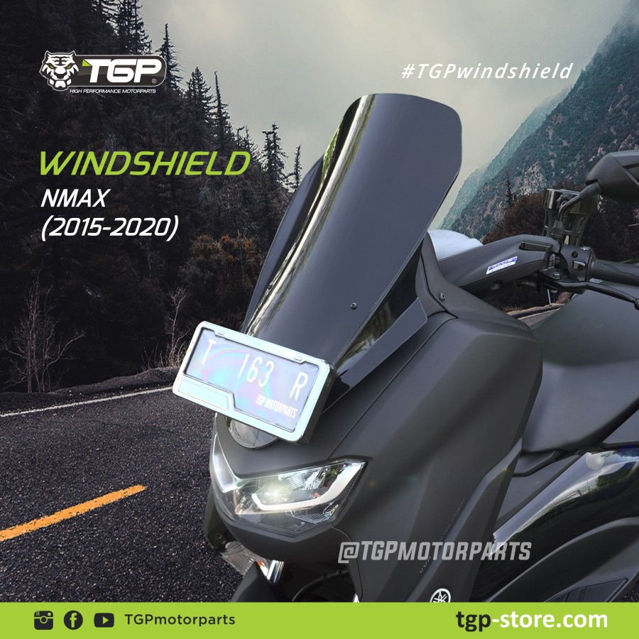 VISOR WINSHIELD YAMAHA NMAX 2015 2021 AKSESORIS ORIGINAL TGP