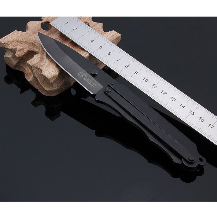 Promo Columbia Hartsook Small Neck Hunting Knife   Black Murah