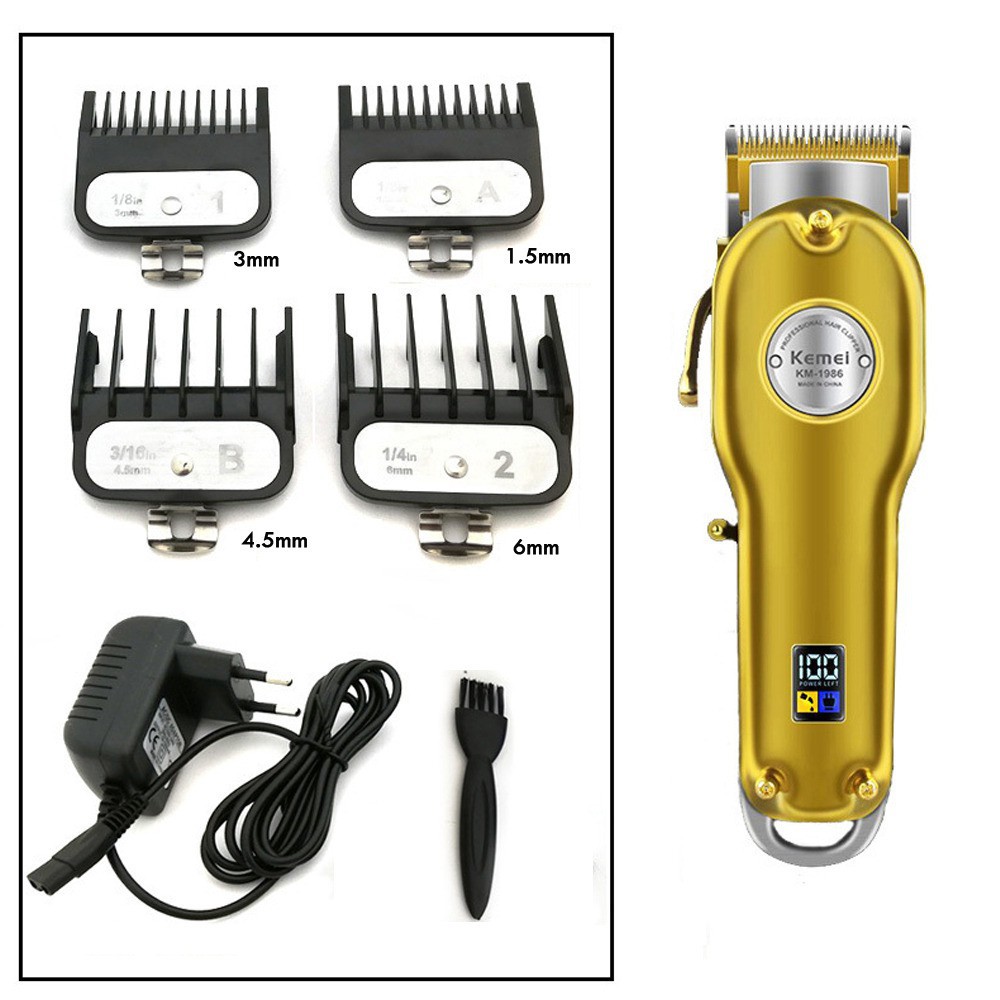 Alat Mesin Cukur Rambut Kemei-km 1986 Hair Clipper Trimmer Electric