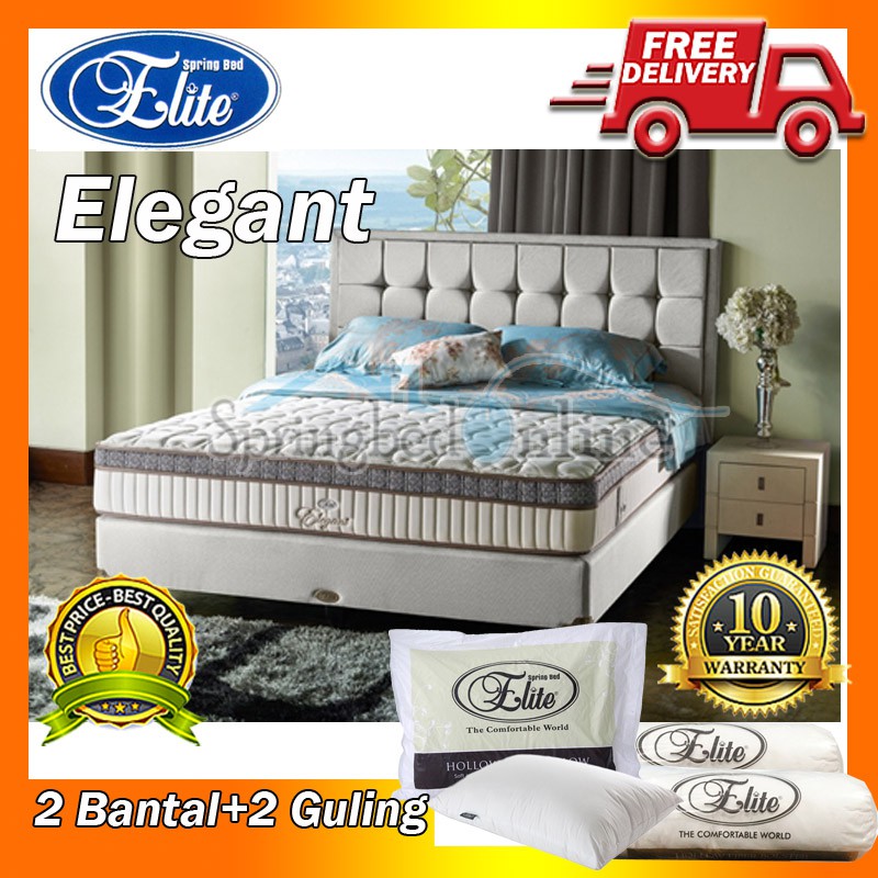 Springbed Elegant Elite Full Set + Sandaran Harga Pabrik