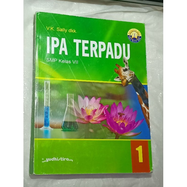 BUKU IPA TERPADU YUDHISTIRA KELAS 1SMP BUKU BEKAS OPA TERPADU YUDHISTIRA KELAS 1SMP