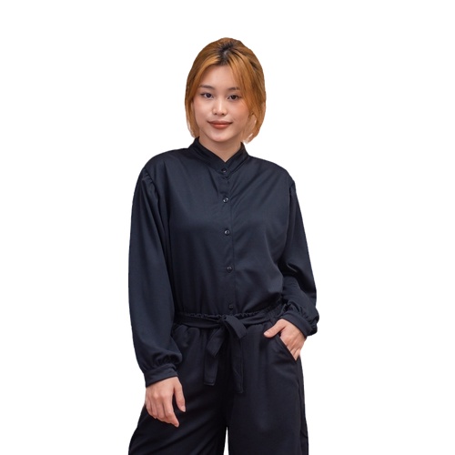 ZASKIYA - Rivery Blouse / Nameria / River Oversize Blouse Crepe / AIRFLOW / RIVERY PREMIUM