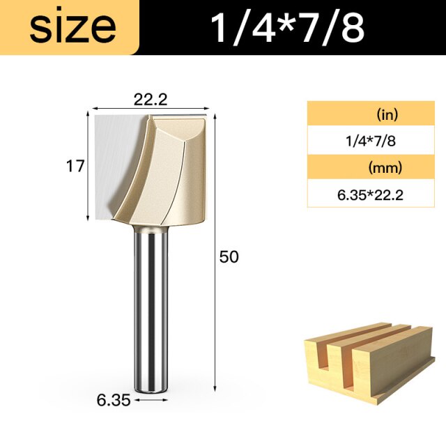 Mata router CNC cleaning bottom endmill 22mm