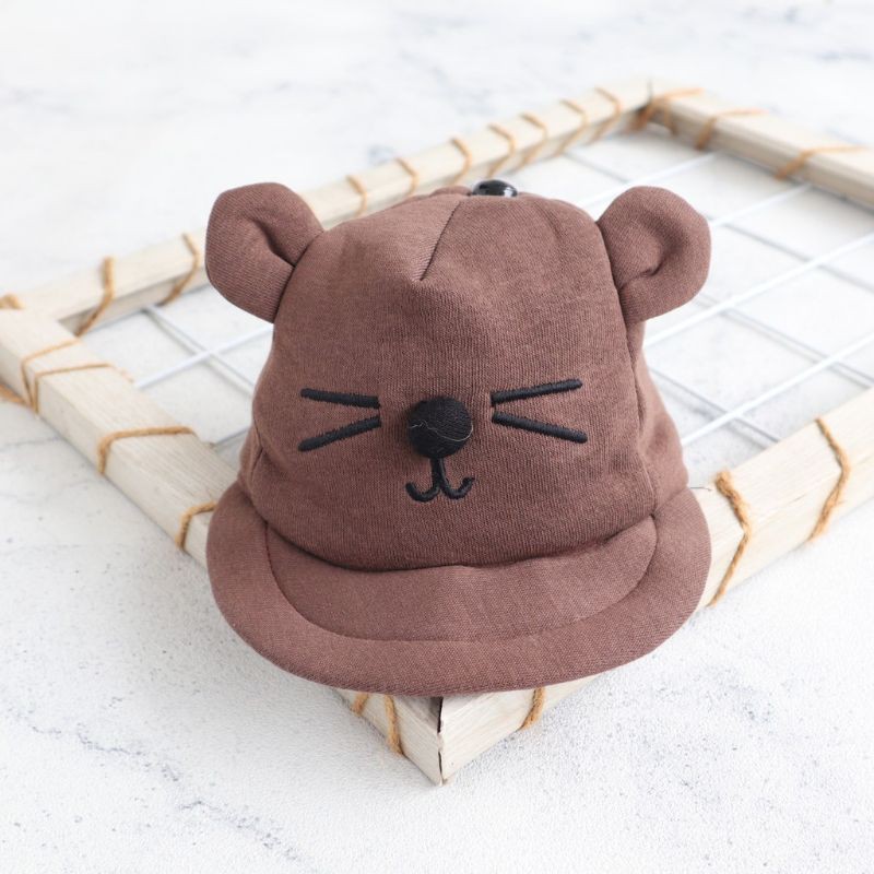 Topi Bayi Baseball kucing Topi Bayi Lucu Topi Bayi karakter