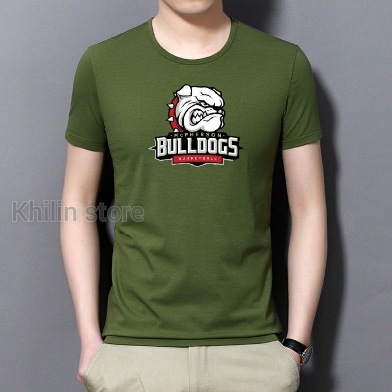 Baju Kaos Pria distro BULLDOGS lengan pendek kaos oblong cowok baju pakaian atasan lelaki fashion pria dewasa COD