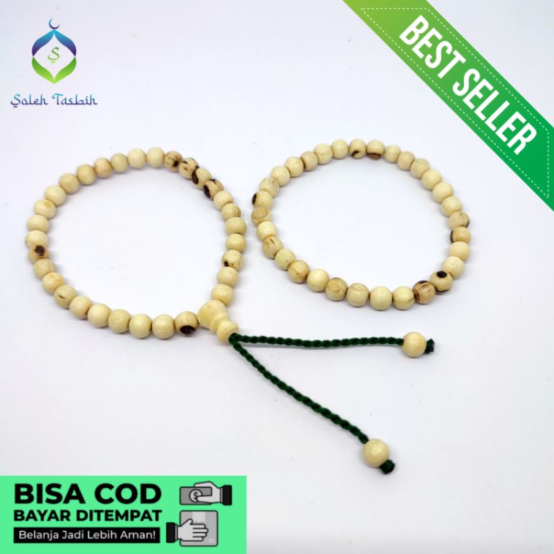 Gelang Kayu Timoho Motif Bulat, Size 6mm Dan 8mm_Original