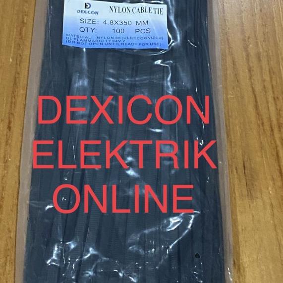 

♠ Kabel ties 35 cm/uk 4.8mm x 350 mm/kabel pengikat/cable tie/kabel ties - Hitam ➹
