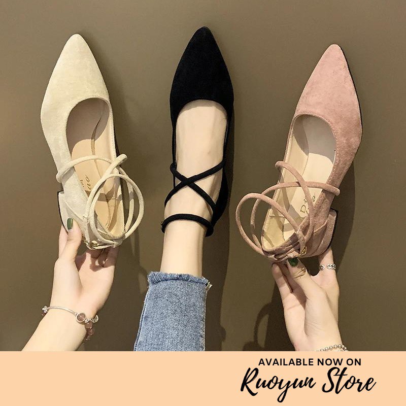 RYS - Balle Summer Sepatu Flat Bertali Fashion Casual - Ori Import