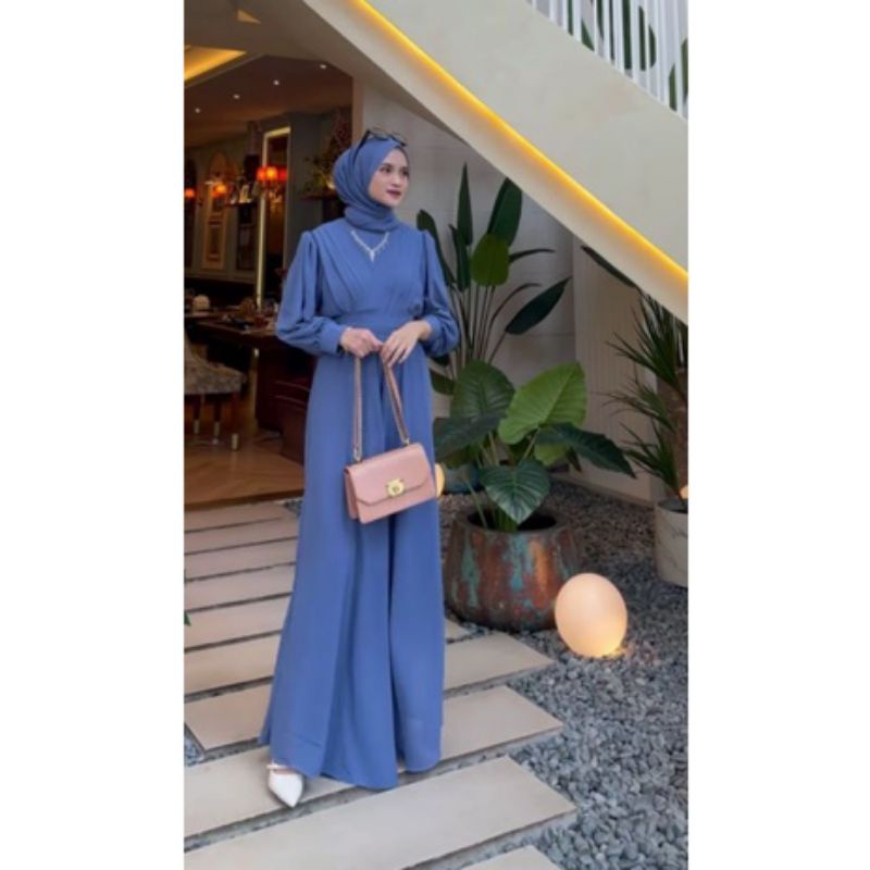 GAUDY MAXI WD KAIN CERUTY BABYDOLL BAJU DRES TERBARU  GAMIS WANITA TERBARU KEKINIAN SIMPLE DAN ELAGAN NYAMAN DI PAKAI BAJU DRES 2022