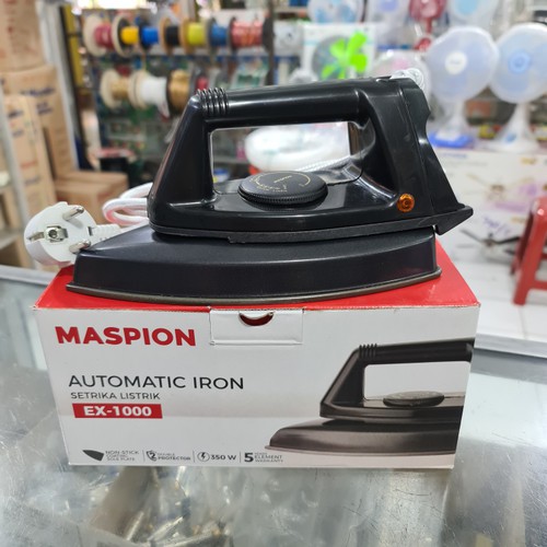 Setrika Maspion EX 1000 Setrika Gosokan Murah Berkualitas (automatic Dry Iron)