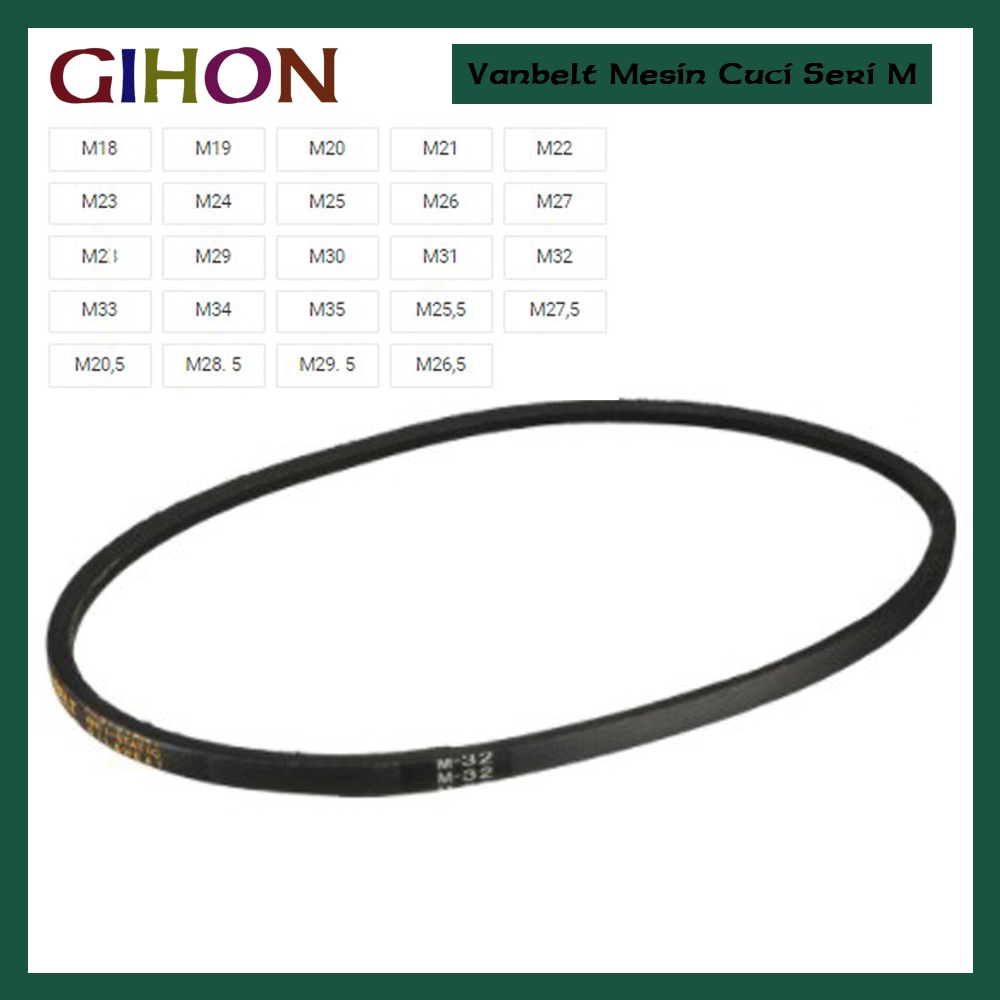 Van Belt Mesin Cuci M18-M35