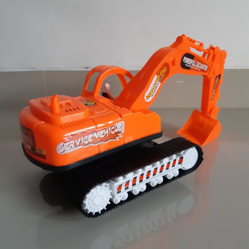 Mainan Truk Excavator Ukuran Besar - Miniatur Alat Berat Beko Anak
