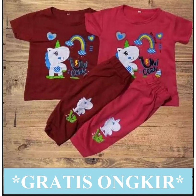 UNICORN / COD / SETELAN JOGER ANAK / SETELAN 2-7 TAHUN / SETELAN ANAK / STELAN ANAK / STELAN BAJU / ONESET TERMURAH / DEWASA / REMAJA / CELANA / BAJU ANAK / PAKAIAN ANAK 2-7 TAHUN / ATASAN TERMURAH / BAJU TERMURAH