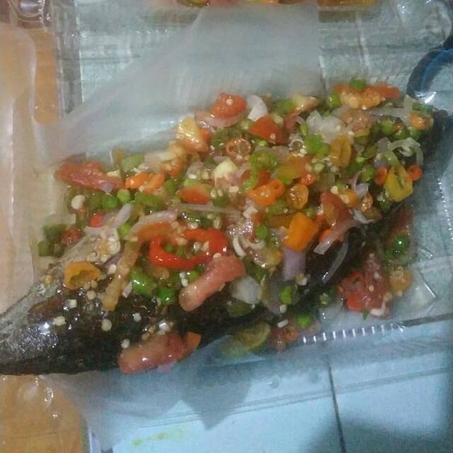 

Ikan cakalang sambel dabu home made