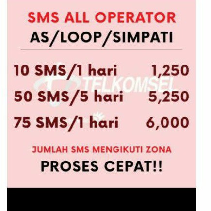 Paket SMS Murah Telkomsel All Operator