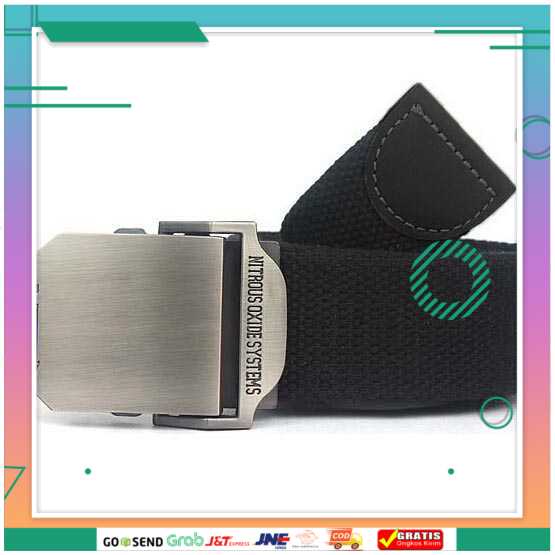 (BISA COD) FTIHSHPNOS Tali Ikat Pinggang Pria Canvas Style Men Belt - HQ031