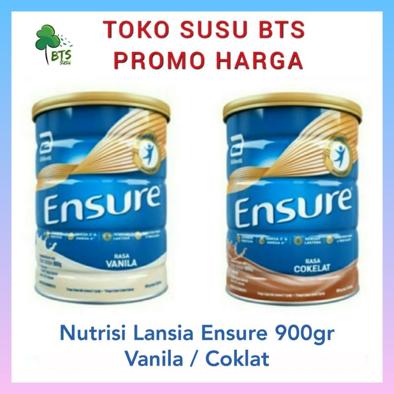 Ensure Susu Lansia 900 gram Vanila Coklat/ Ensure 760G Vanilla Gandum