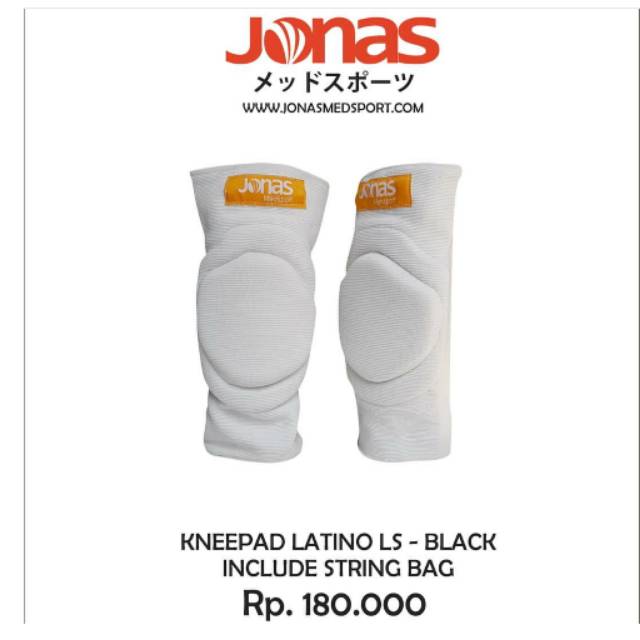 KNNEPAD JONAS LATINO WHITE 2020 + FREE GYMSACK