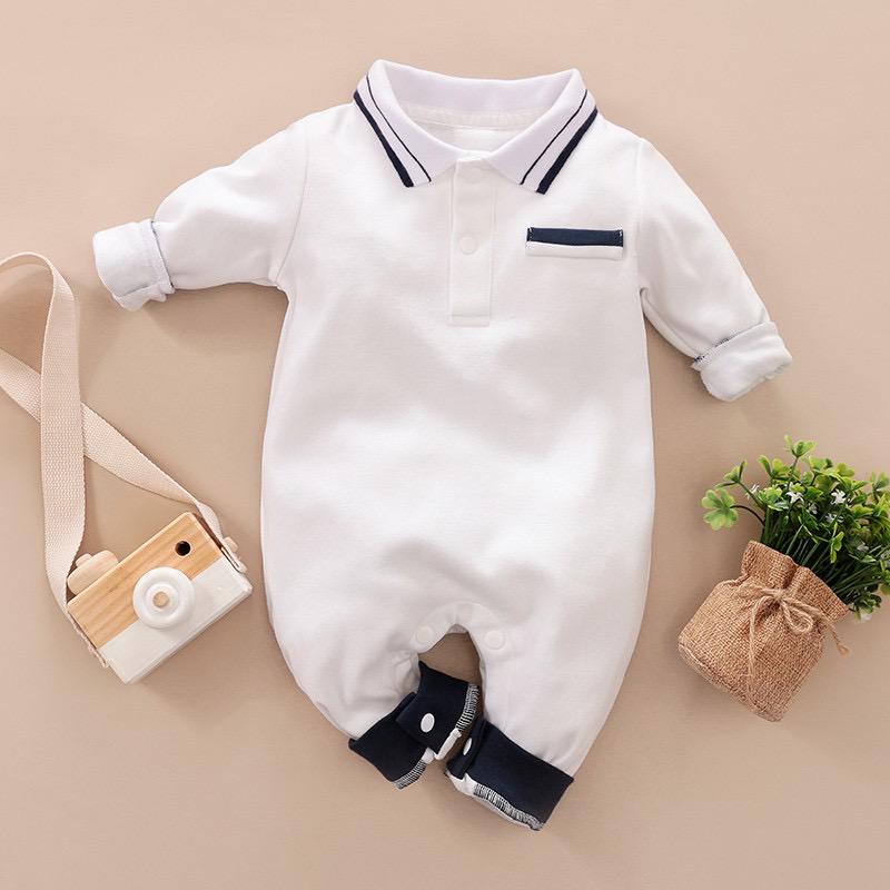 BabyGo Jumper Panjang Bayi Kerah /Sleepsuit Bayi Kerah / BISA COD