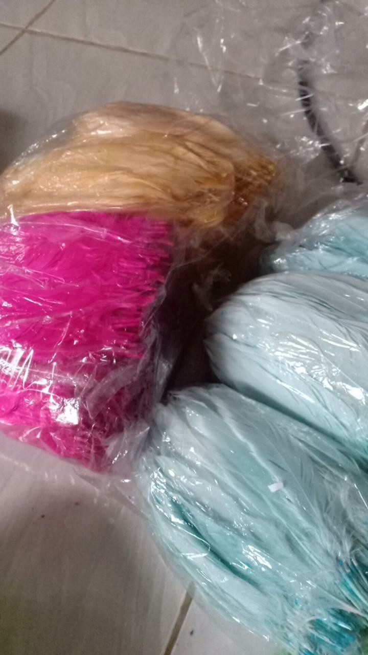 Kemoceng Bulu Ayam Warna Warni 3 In 1 - Peralatan Alat Rumah Tangga Kerajinan Tangan Sulak Bulu Ulu