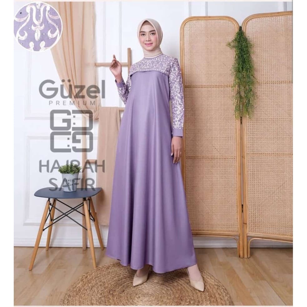 Gamis Hajrah Safir Gamis Toyobo Terbaru 2021 Dress Muslim Wanita Fashion Wanita Kekinian