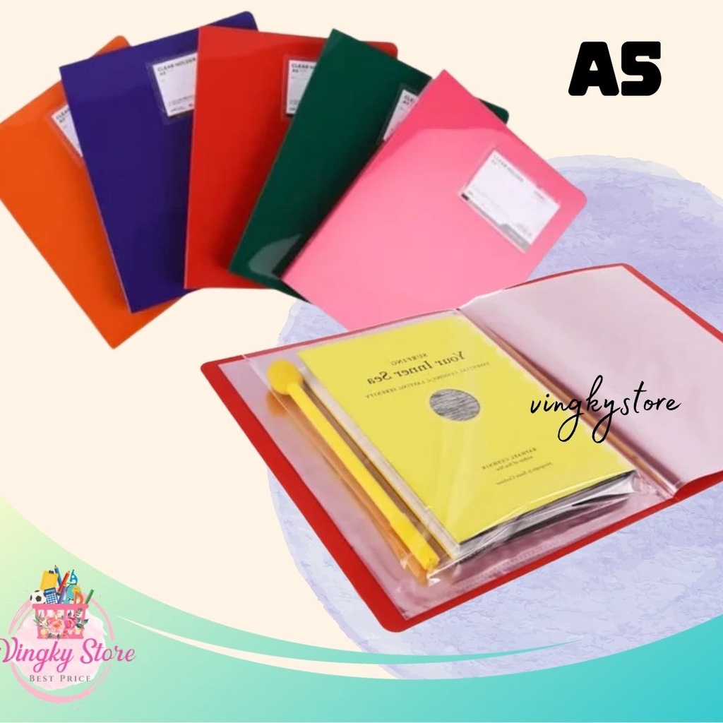 

Map Plastik / Clear Holder A5 Inter X Folder isi 20 lembar