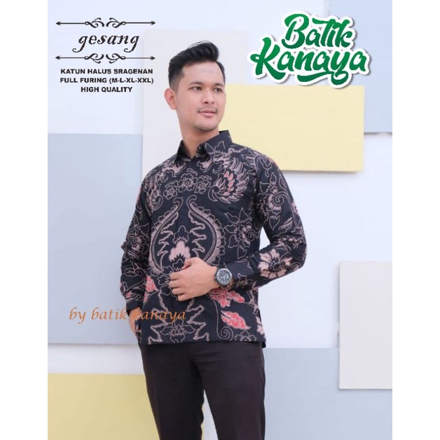 Kanaya Baju Batik Pria GESANG Full Furing