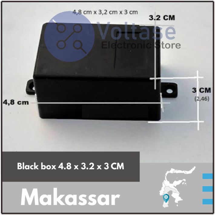 Black box 4.8 x 3.2 x 3 CM