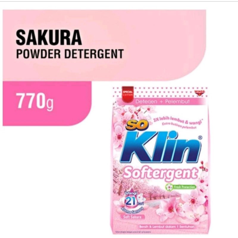 soklin softergent 770gr